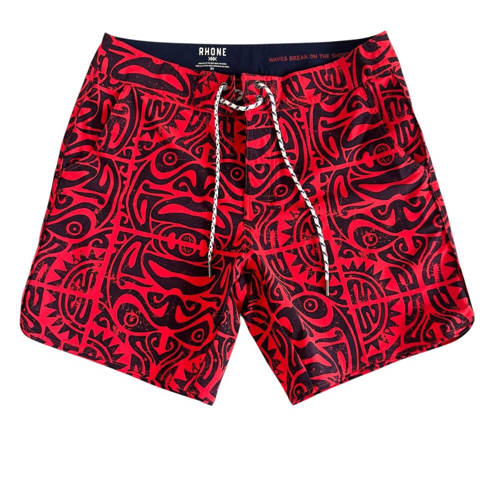 Rhone Board Shorts Mens 31 7" Athletic‎ Performance Activewear Quick Dry Stretch